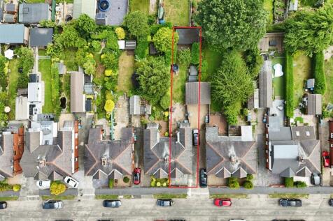 Aerial view of the property