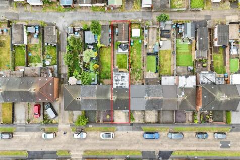 Aerial view of the property