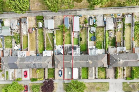 Aerial view of the property