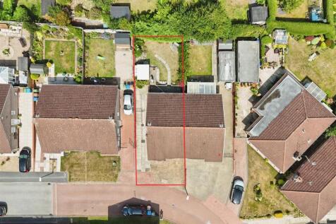 Aerial view of the property