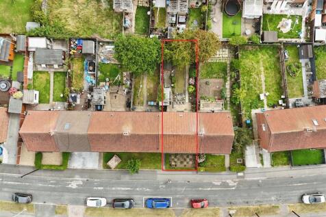 Aerial view of the property