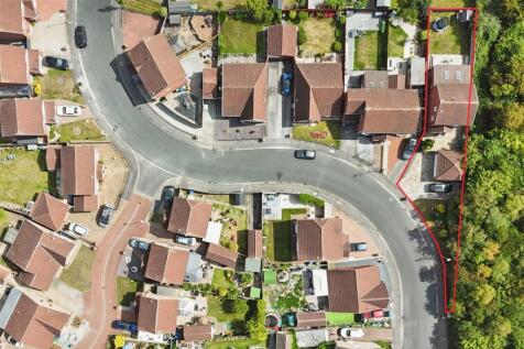 Aerial view of the property