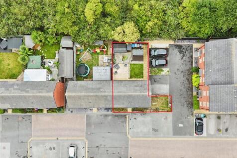 Aerial view of the property
