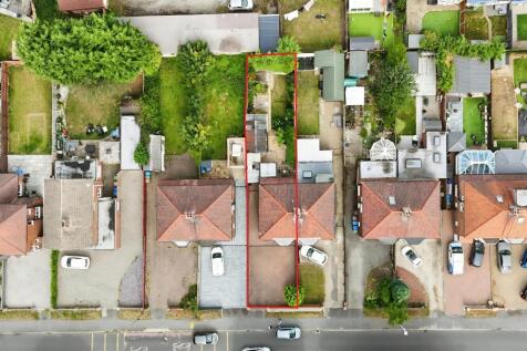 Aerial view of the property