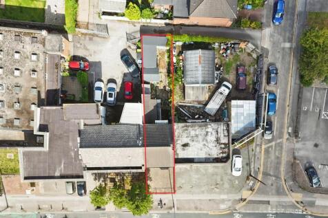 Aerial view of the property