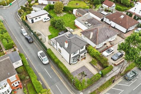 Aerial view of the property