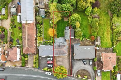 Aerial view of the property