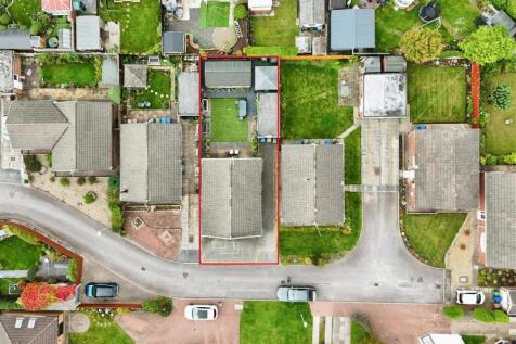 Aerial view of the property