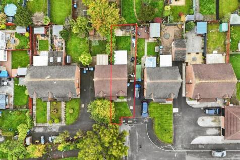 Aerial view of the property