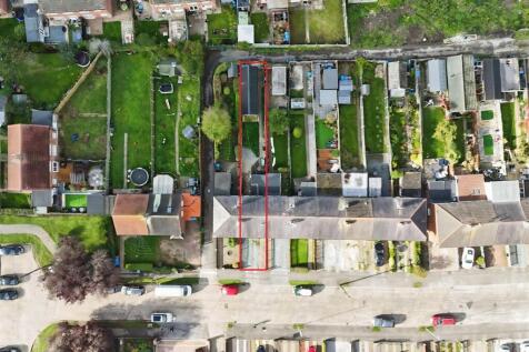 Aerial view of the property