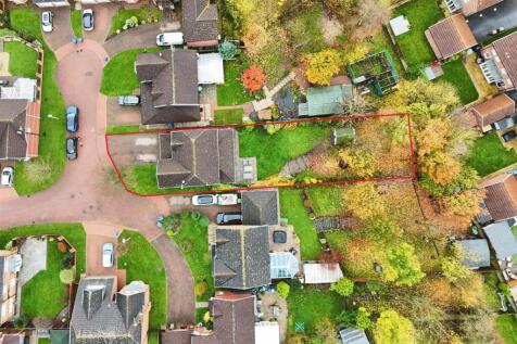 Aerial view of the property