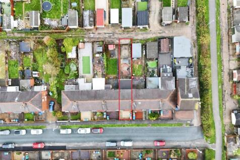 Aerial view of the property