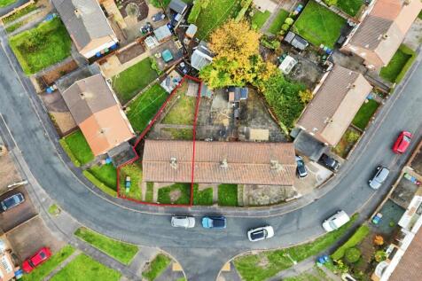 Aerial view of the property