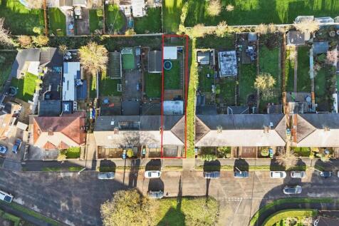 Aerial view of the property