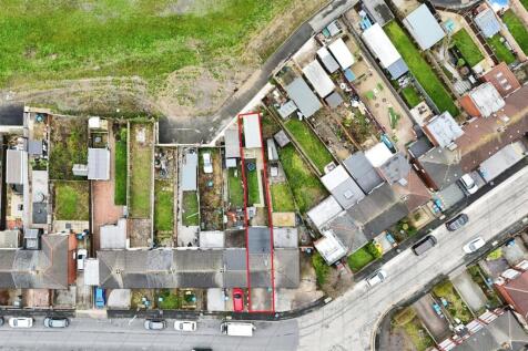 Aerial view of the property
