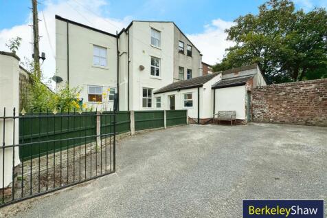 Rear elevation &amp; communal parking
