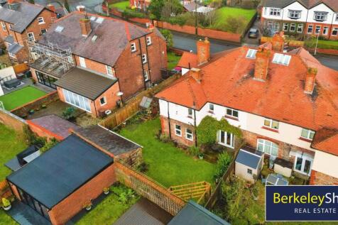 Rear garden aerial view