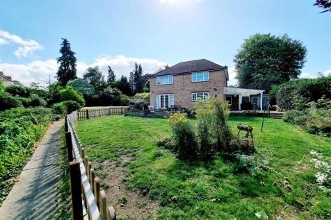 REAR OF HOUSE, PATHWAYS &amp; BUILDING PLOT: