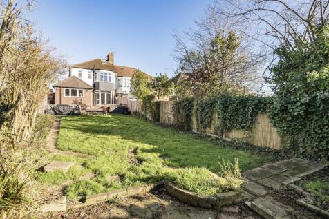 REAR ELEVATION OF PROPERTY &amp; GARDEN: