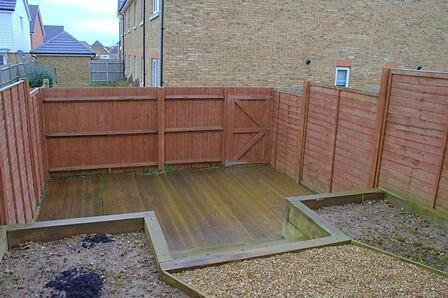 Garden with decking