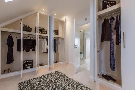 Designated space for built-in wardrobes