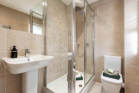 En suite shower room away from the family