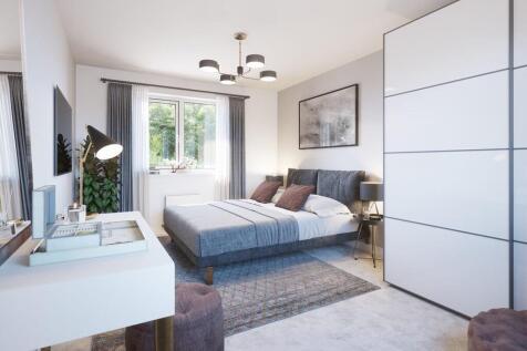 Large bedroom with room for storage