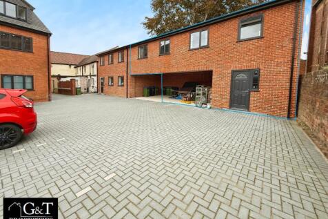 Front Elevation With Outline Of Property &amp; Parking