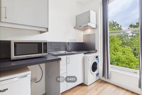 Kitchen, Living and Bedroom area