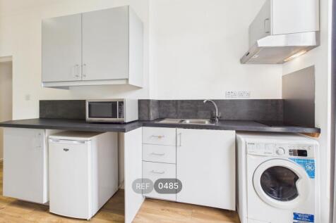 Kitchen, Living and Bedroom area
