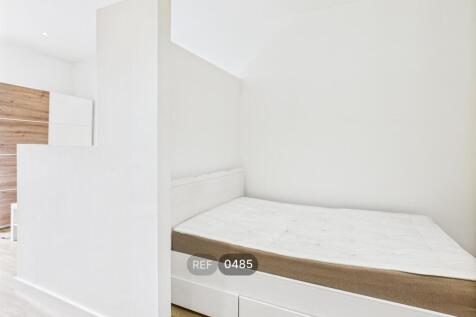 Kitchen, Living and Bedroom area