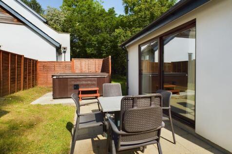 garden with hot tub