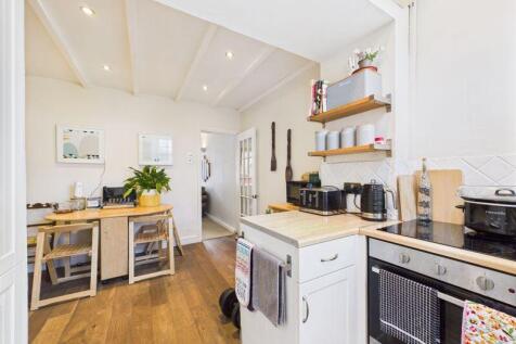 kitchen to dining area