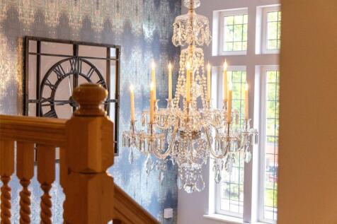 Chandelier In Hall