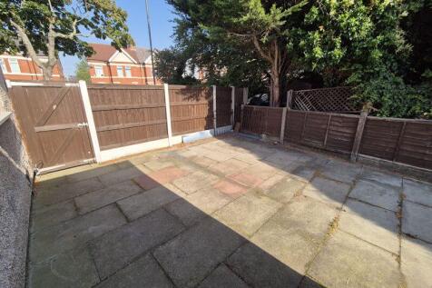 Side patio area