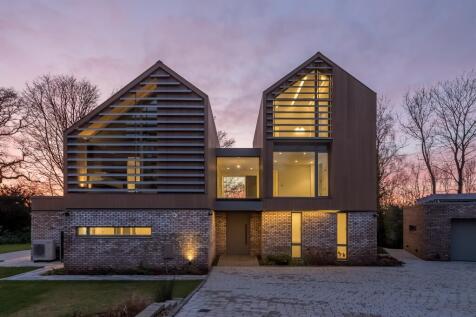 Dusk front elevation