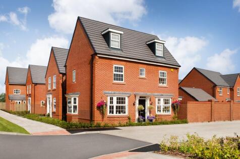 Exterior shot of 3 storey detached 4 bedroom Hertford style home