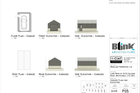 24018 - P05 - Garages - Plans and Elevations - A3_
