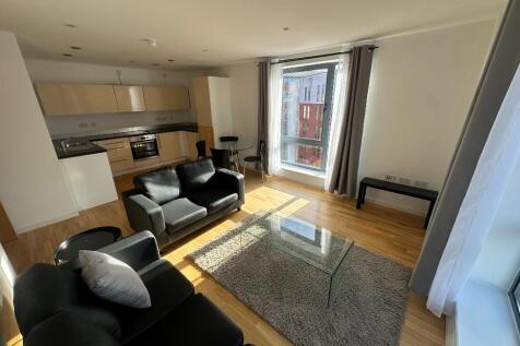 living space/kitchen