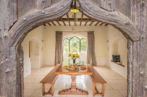 View of the dining room from the door