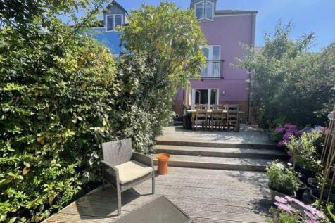 Decked back garden