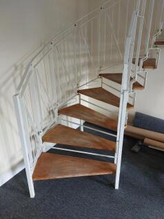 Stairs from lounge/diner
