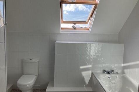 sunny bathroom, w/ sep shower