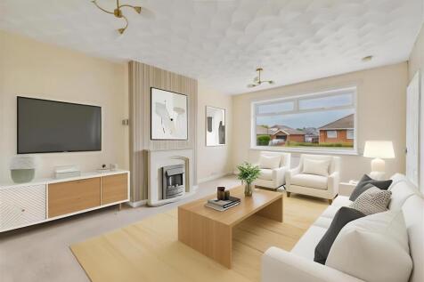 AI Staged Living Room