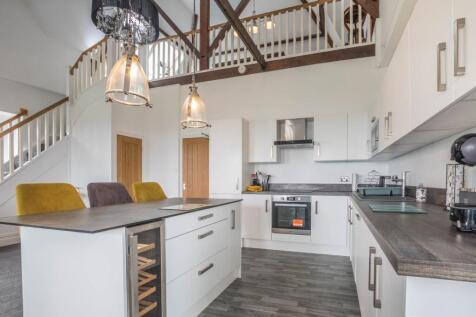 KITCHEN, DINING AND LIVING SPACE