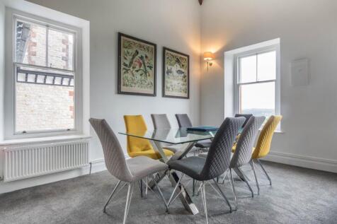 KITCHEN, DINING AND LIVING SPACE