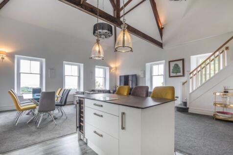 KITCHEN, DINING AND LIVING SPACE