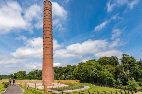 Riverside Square and old Davidsons Mill chimney