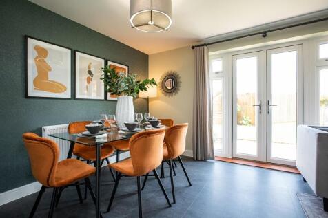 The spacious lounge/diner is perfect for entertaining friends and family