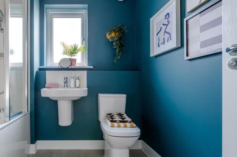 A family bathroom completes the first floor
